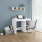 vidaXL Escritorio de madera contrachapada blanco 100x50x76 cm vidaXL Escritorio de madera contrachapada blanco 100x50x76 cm