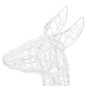vidaXL Familia de renos de Navidad acrílico blanco cálido 160 LEDs vidaXL Familia de renos de Navidad acrílico blanco cálido 160 LEDs