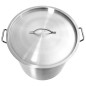 vidaXL Olla de acero inoxidable 50 L 40x40 cm