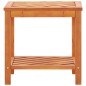 vidaXL Mesa auxiliar de madera maciza acacia 45x33x45 cm