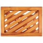 vidaXL Mesa auxiliar de madera maciza acacia 45x33x45 cm