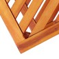 vidaXL Mesa auxiliar de madera maciza acacia 45x33x45 cm