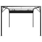 vidaXL Cenador de jardín con tejado retráctil gris antracita 3x3 m vidaXL Cenador de jardín con tejado retráctil gris antracita 3x3 m