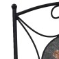 vidaXL Sillas bistró de mosaico 2 unidades naranja/gris vidaXL Sillas bistró de mosaico 2 unidades naranja/gris