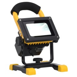 vidaXL Foco LED recargable con asa 30 W blanco frío