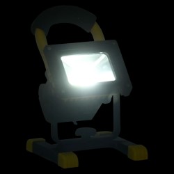 vidaXL Foco LED recargable con asa 30 W blanco frío