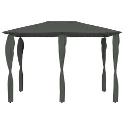 vidaXL Cenador con cubiertas de postes antracita 3x4x2,6 m 160 g/m²