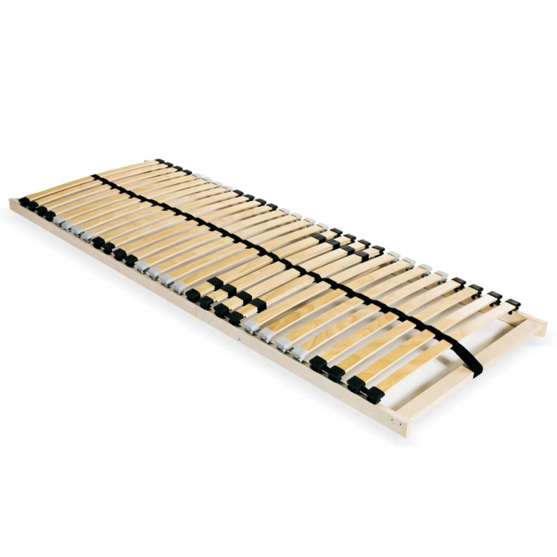 vidaXL Somier de láminas con 28 listones de 7 regiones 70x200 cm