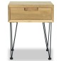 vidaXL Mesita de noche madera de teca maciza 40x30x50 cm vidaXL Mesita de noche madera de teca maciza 40x30x50 cm