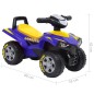 vidaXL Quad correpasillos infantil Good Year azul vidaXL Quad correpasillos infantil Good Year azul