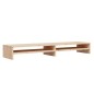 vidaXL Soporte de monitor madera maciza de pino 100x24x13 cm vidaXL Soporte de monitor madera maciza de pino 100x24x13 cm