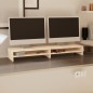 vidaXL Soporte de monitor madera maciza de pino 100x24x13 cm vidaXL Soporte de monitor madera maciza de pino 100x24x13 cm