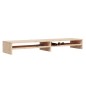 vidaXL Soporte de monitor madera maciza de pino 100x24x13 cm vidaXL Soporte de monitor madera maciza de pino 100x24x13 cm
