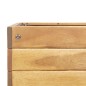 vidaXL Jardinera elevada de madera maciza de acacia 78,5x58,5x78,5 cm