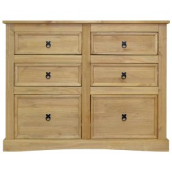 vidaXL Aparador gama Corona de pino mexicano 110x43x81 cm