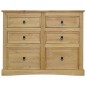 vidaXL Aparador gama Corona de pino mexicano 110x43x81 cm vidaXL Aparador gama Corona de pino mexicano 110x43x81 cm
