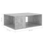 vidaXL Mesa de centro madera contrachapada gris hormigón 90x67x33 cm vidaXL Mesa de centro madera contrachapada gris hormigón 90x67x33 cm