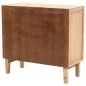 vidaXL Cajonera de madera maciza de abeto 80x36x75 cm vidaXL Cajonera de madera maciza de abeto 80x36x75 cm