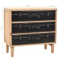vidaXL Cajonera de madera maciza de abeto 80x36x75 cm vidaXL Cajonera de madera maciza de abeto 80x36x75 cm