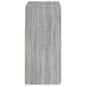 vidaXL Aparador con luces LED gris Sonoma 80x35x75 cm vidaXL Aparador con luces LED gris Sonoma 80x35x75 cm