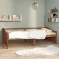 vidaXL Sofá cama 3 plazas madera maciza de pino marrón miel 90x200 cm vidaXL Sofá cama 3 plazas madera maciza de pino marrón miel 90x200 cm