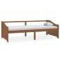 vidaXL Sofá cama 3 plazas madera maciza de pino marrón miel 90x200 cm vidaXL Sofá cama 3 plazas madera maciza de pino marrón miel 90x200 cm