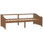vidaXL Sofá cama 3 plazas madera maciza de pino marrón miel 90x200 cm vidaXL Sofá cama 3 plazas madera maciza de pino marrón miel 90x200 cm
