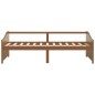 vidaXL Sofá cama 3 plazas madera maciza de pino marrón miel 90x200 cm vidaXL Sofá cama 3 plazas madera maciza de pino marrón miel 90x200 cm
