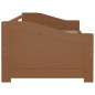 vidaXL Sofá cama 3 plazas madera maciza de pino marrón miel 90x200 cm vidaXL Sofá cama 3 plazas madera maciza de pino marrón miel 90x200 cm