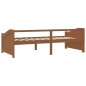 vidaXL Sofá cama 3 plazas madera maciza de pino marrón miel 90x200 cm vidaXL Sofá cama 3 plazas madera maciza de pino marrón miel 90x200 cm