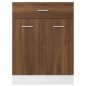 vidaXL Armario bajo de cocina madera ingeniería marrón roble vidaXL Armario bajo de cocina madera ingeniería marrón roble