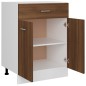 vidaXL Armario bajo de cocina madera ingeniería marrón roble vidaXL Armario bajo de cocina madera ingeniería marrón roble