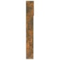 vidaXL Armario de lavadora color roble ahumado 64x25,5x190 cm