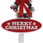 vidaXL Farola de Navidad con Papá Noel y LED 180 cm vidaXL Farola de Navidad con Papá Noel y LED 180 cm