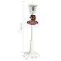 vidaXL Farola de Navidad con Papá Noel y LED 180 cm vidaXL Farola de Navidad con Papá Noel y LED 180 cm