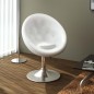 vidaXL Taburete de bar cuero sintético blanco vidaXL Taburete de bar cuero sintético blanco