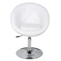 vidaXL Taburete de bar cuero sintético blanco vidaXL Taburete de bar cuero sintético blanco