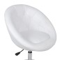 vidaXL Taburete de bar cuero sintético blanco vidaXL Taburete de bar cuero sintético blanco