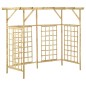 vidaXL Pérgola de jardín para 3 cubos de basura madera pino impregnada vidaXL Pérgola de jardín para 3 cubos de basura madera pino impregnada