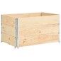 vidaXL Collar de caja de palés 3 uds madera maciza de pino 50x100 cm vidaXL Collar de caja de palés 3 uds madera maciza de pino 50x100 cm