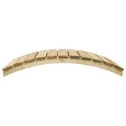 vidaXL Puente para jardín de madera de pino impregnada 170x74 cm