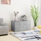 vidaXL Baúl almacenaje madera contrachapada gris hormigón 84x42x46 cm vidaXL Baúl almacenaje madera contrachapada gris hormigón 84x42x46 cm