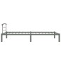 vidaXL Estructura de cama de metal gris 90x200 cm vidaXL Estructura de cama de metal gris 90x200 cm