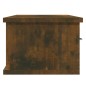 vidaXL Armario pared madera contrachapada roble ahumado 88x26x18,5 cm vidaXL Armario pared madera contrachapada roble ahumado 88x26x18,5 cm