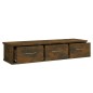 vidaXL Armario pared madera contrachapada roble ahumado 88x26x18,5 cm vidaXL Armario pared madera contrachapada roble ahumado 88x26x18,5 cm
