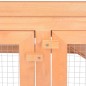 vidaXL Conejera jaula de animales con patio exterior madera vidaXL Conejera jaula de animales con patio exterior madera
