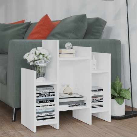 vidaXL Armario auxiliar de madera contrachapada blanco 60x26x60 cm