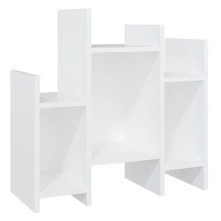 vidaXL Armario auxiliar de madera contrachapada blanco 60x26x60 cm