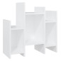 vidaXL Armario auxiliar de madera contrachapada blanco 60x26x60 cm vidaXL Armario auxiliar de madera contrachapada blanco 60x26x60 cm