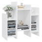 vidaXL Armario auxiliar de madera contrachapada blanco 60x26x60 cm vidaXL Armario auxiliar de madera contrachapada blanco 60x26x60 cm
